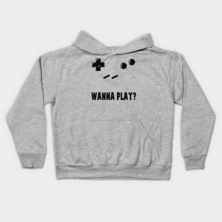 WANNA PLAY? Kids Hoodie